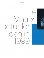2019-09-21 (Trouw) The Matrix: actueler dan in 1999